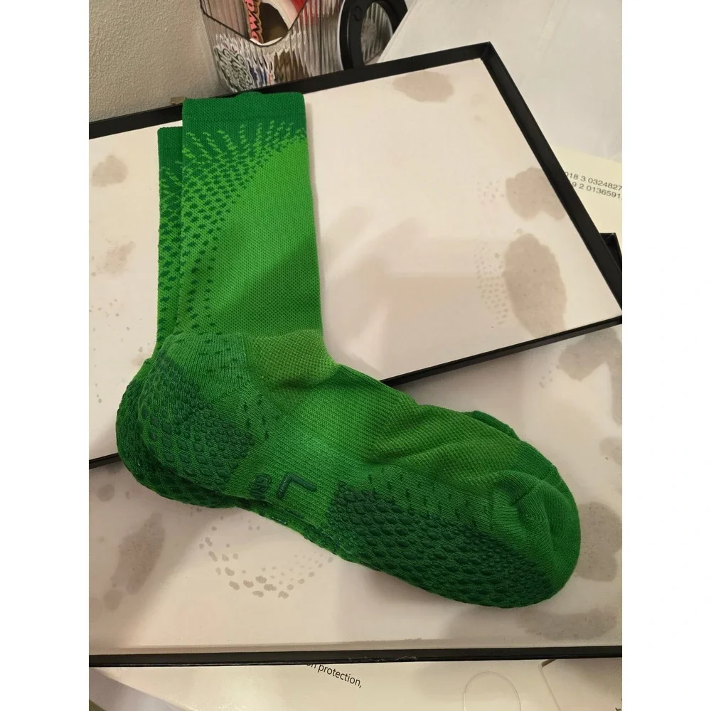 NEW LUX SPORTS Green Snake‎ Logo Athletic Socks Men's Size L
